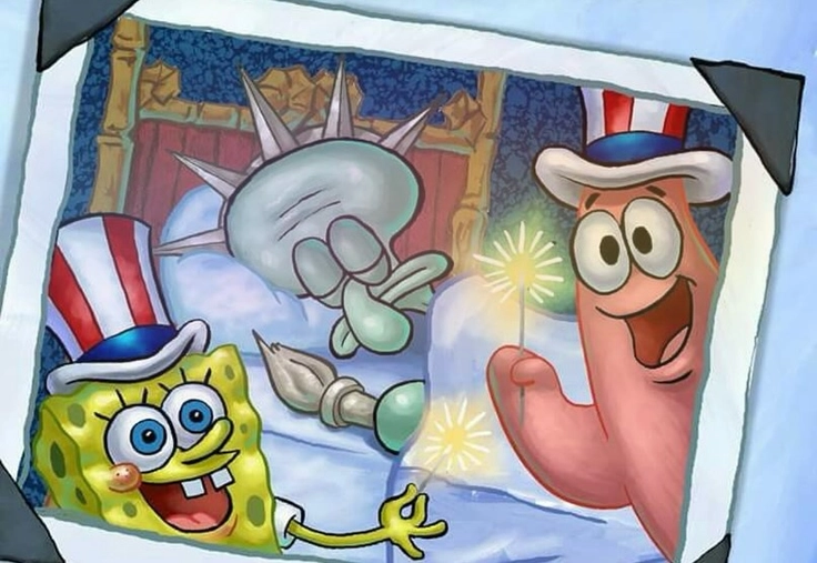 spongebob pajamas school photo