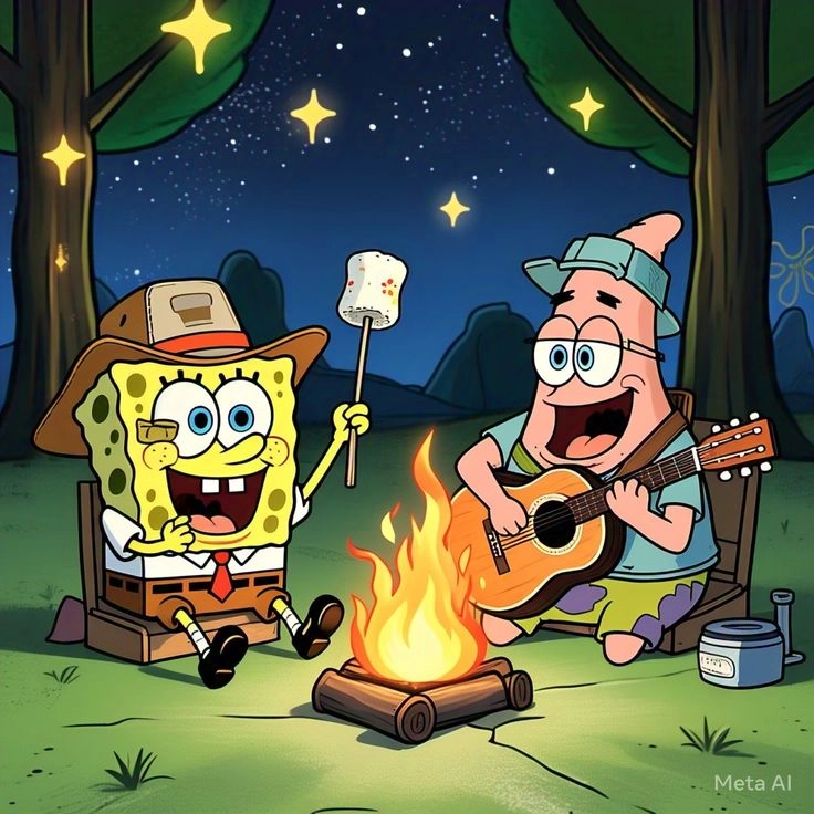 spongebob edible cake image