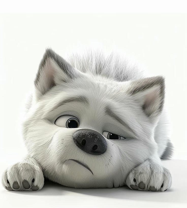 sweet dog dp images with clean minimal aesthetic details