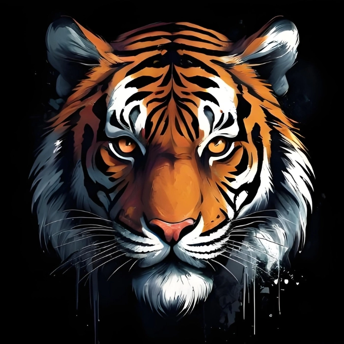 tiger outline images