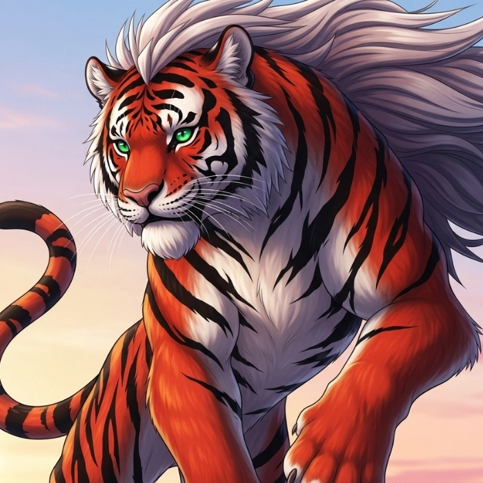 roaring tiger for whatsapp dp