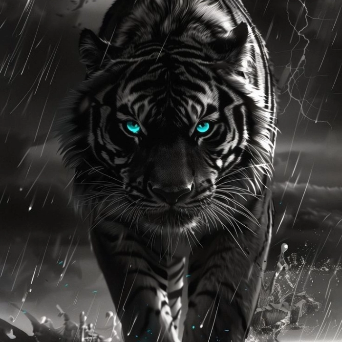 cow faced tiger dp