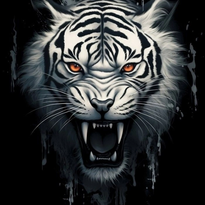 angry tiger images