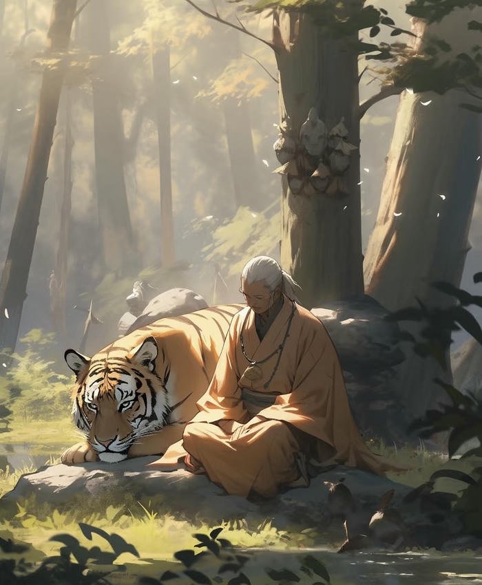 tiger face close-up dp