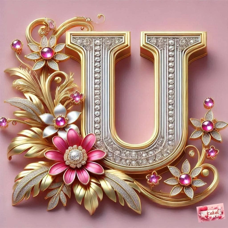 u letter profile pic 