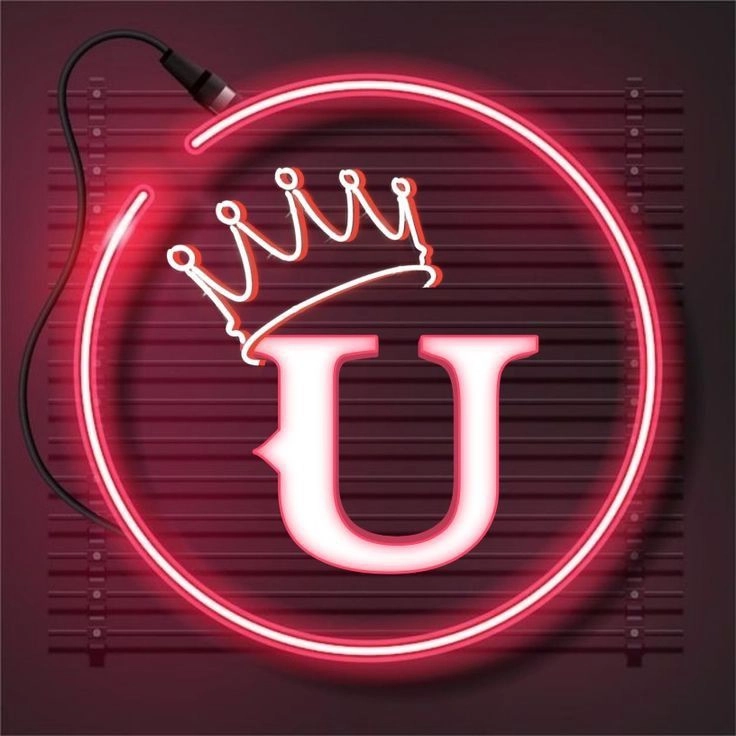 golden u letter dp 
