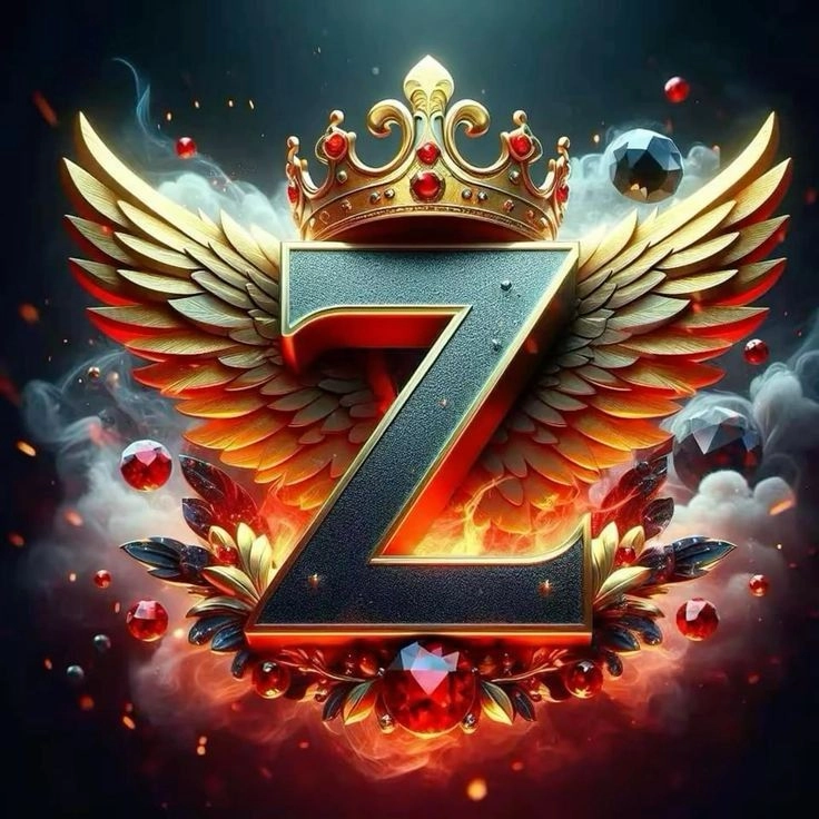 z letter 3d dp 