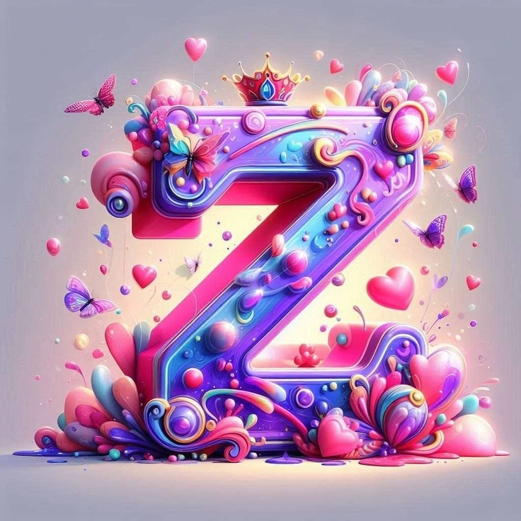 z letter dp new style 