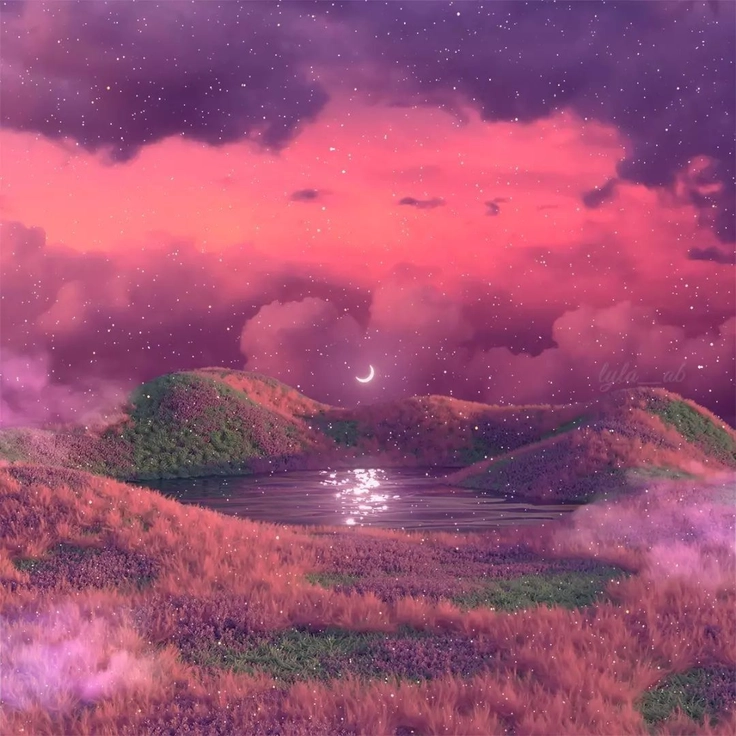 Aesthetic Sunset Wallpaper HD
