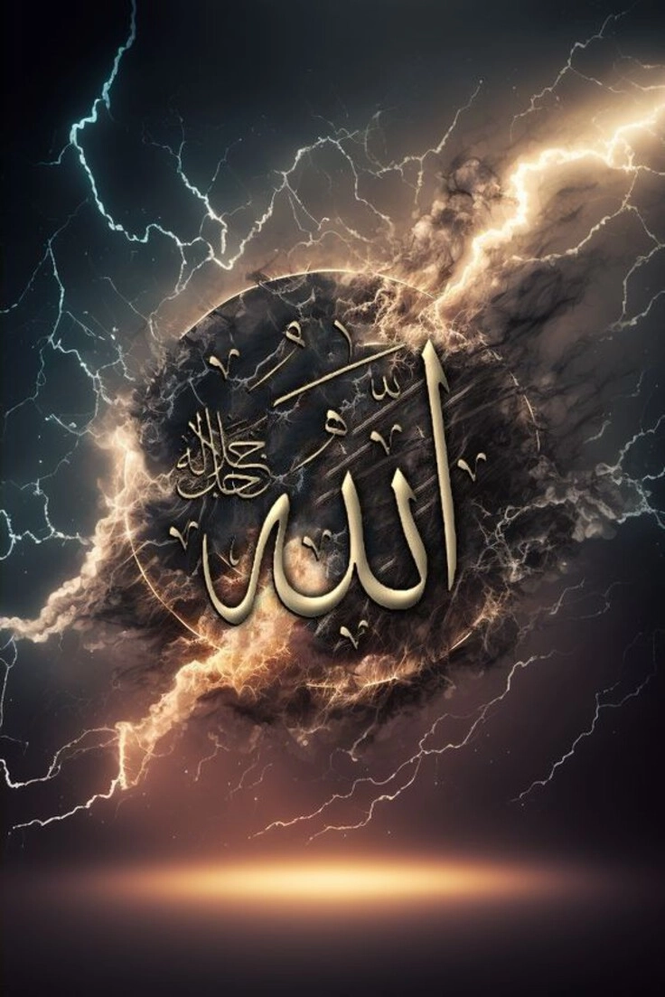 allah name dp simple design