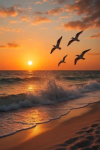 Beautiful Countryside Sunset Photos