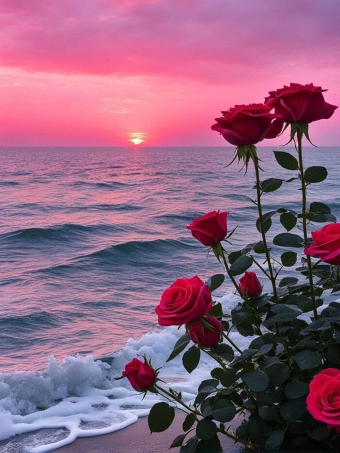 Beautiful Ocean Sunset Images
