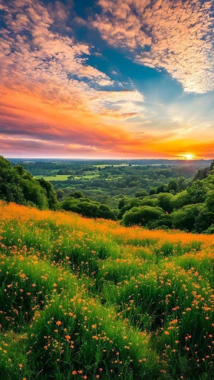 Beautiful Sunset Wallpaper for Mobile