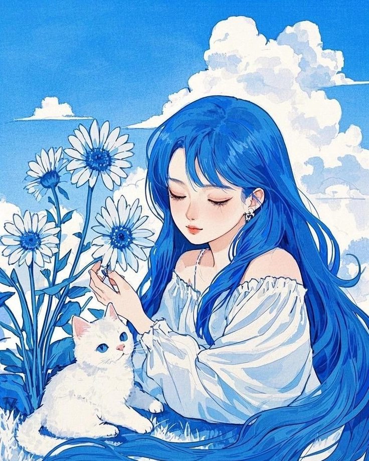 Blue DP aesthetic