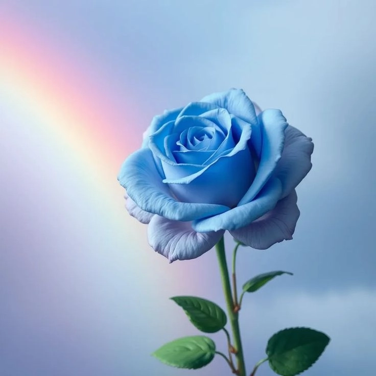 Blue Rose DP for WhatsApp