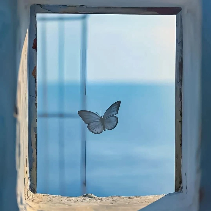 Blue WhatsApp DP