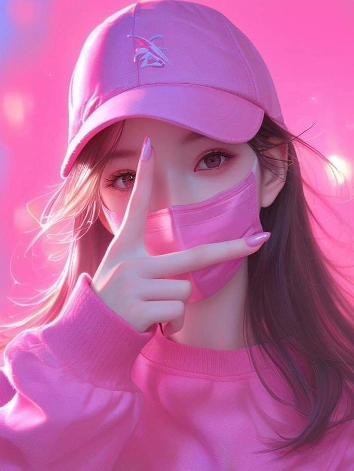 Cute Pink DP for WhatsApp