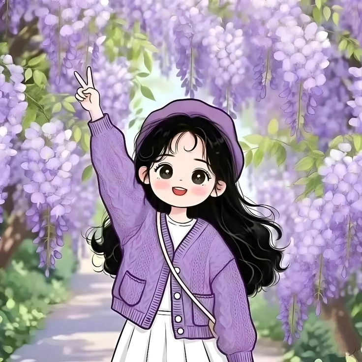 DP Pic WhatsApp in Purple