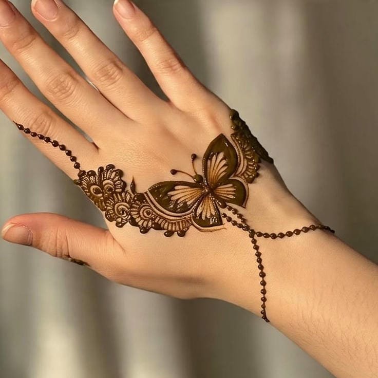 Design Mehendi for Girls cute patterns