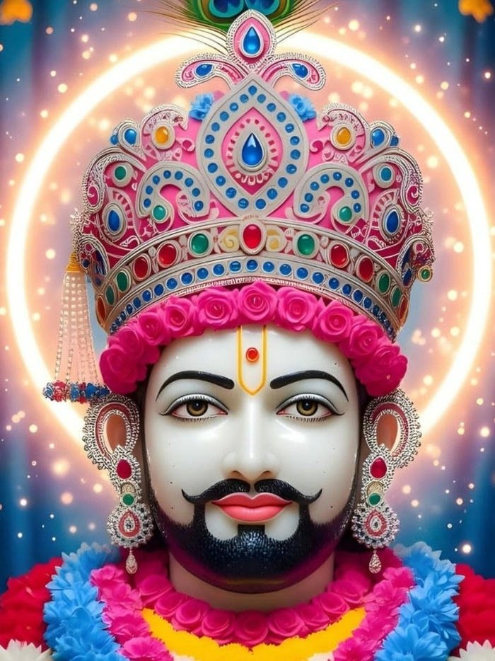 HD Khatu Shyam image religious faith devotion art
