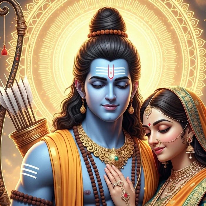 Jai Shree Ram dp for Instagram aesthetic devotional profile