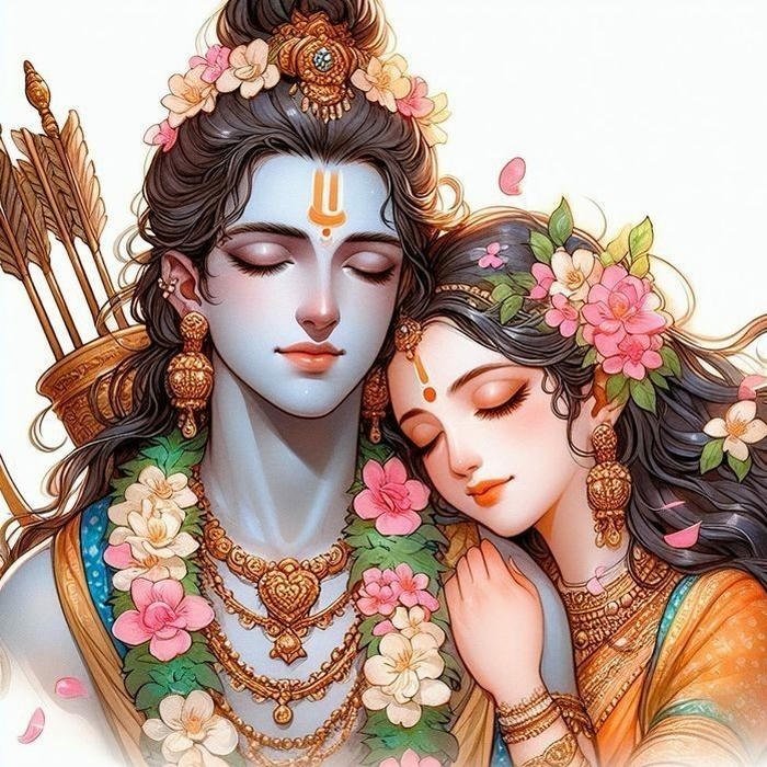Jai Shree Ram dp simple devotional hindu profile