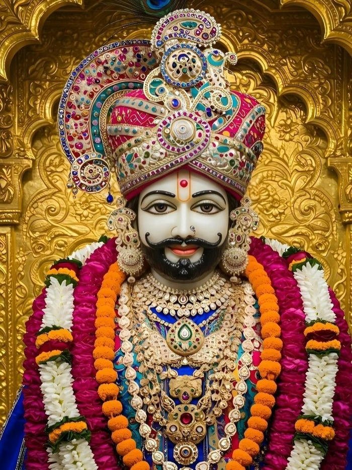 Khatu Shyam image HD temple darshan spiritual wallpaper