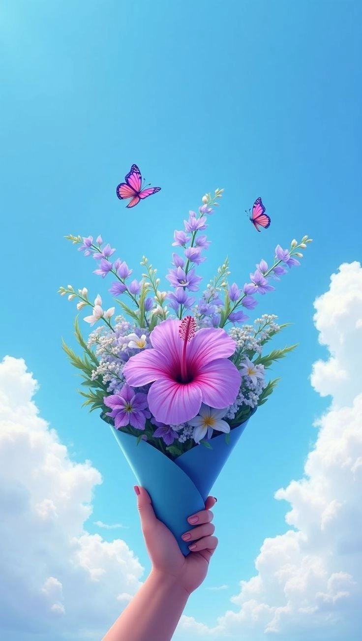 Purple WhatsApp DP