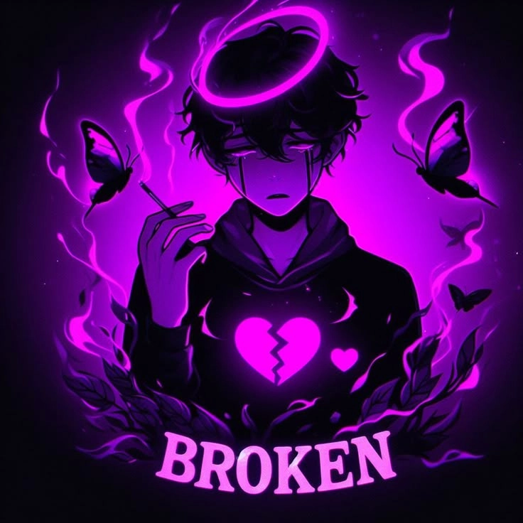 Sad Purple DP