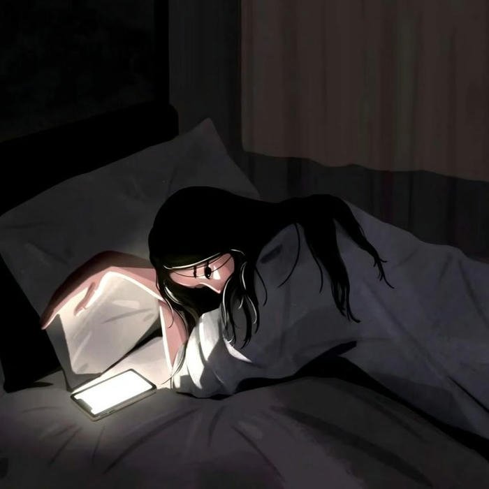 Sticker alone dp quiet sadness profile avatar