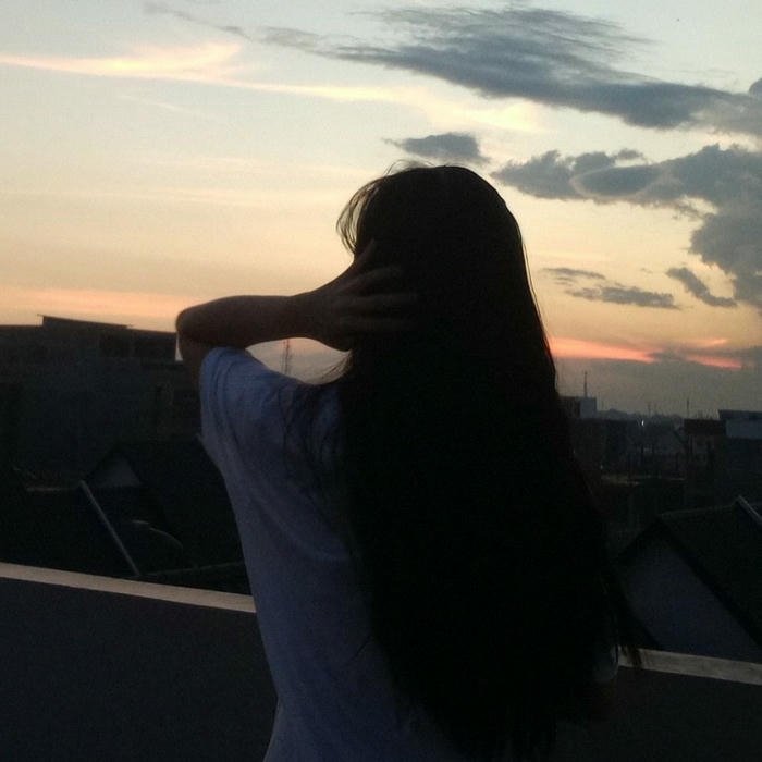 aesthetic Hidden Face Girls DP