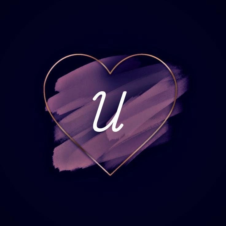 aesthetic u letter dp pics crafted with high-quality details