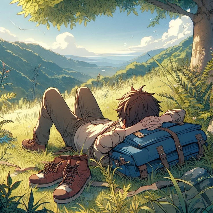 Cartoon alone boy dp 12