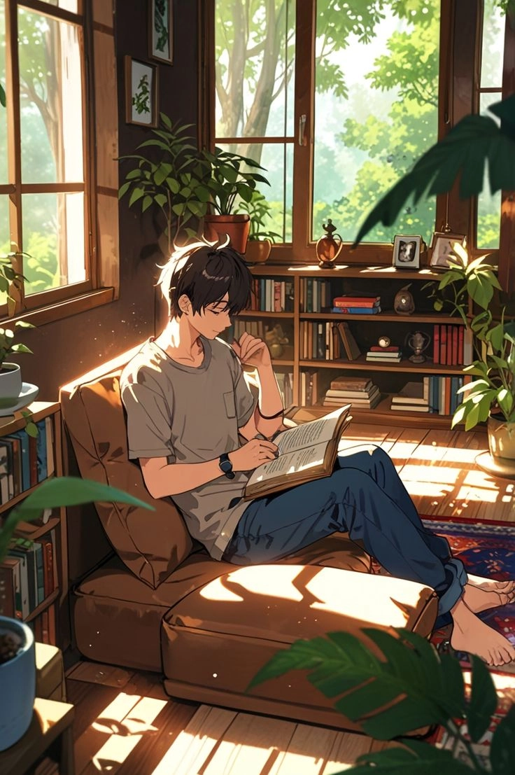 Cartoon alone boy dp 11