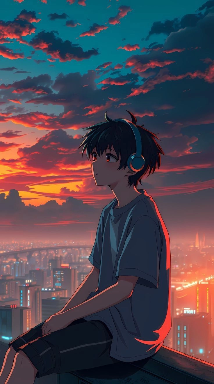 Cartoon alone boy dp 6