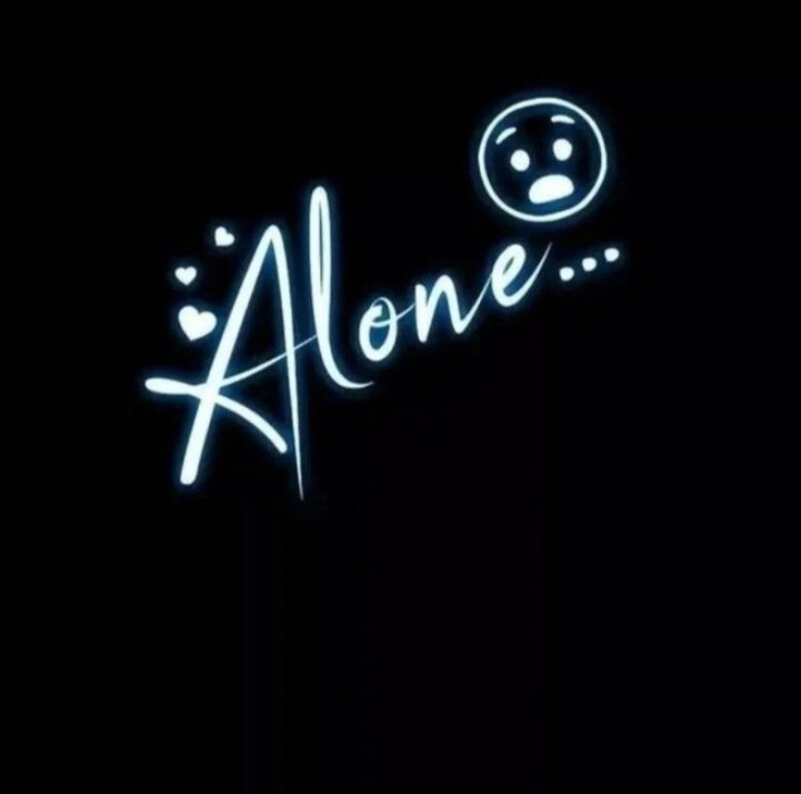 alone sticker