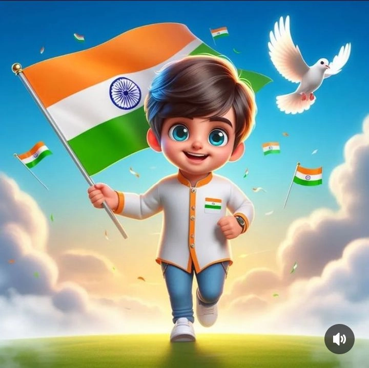 animated indian flag for whatsapp dp