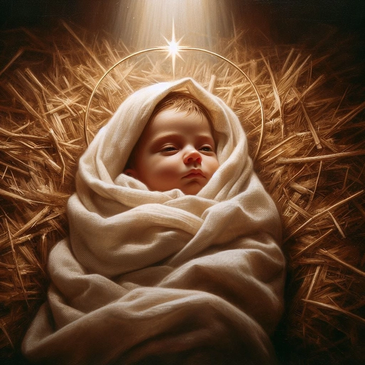 baby jesus drawing images