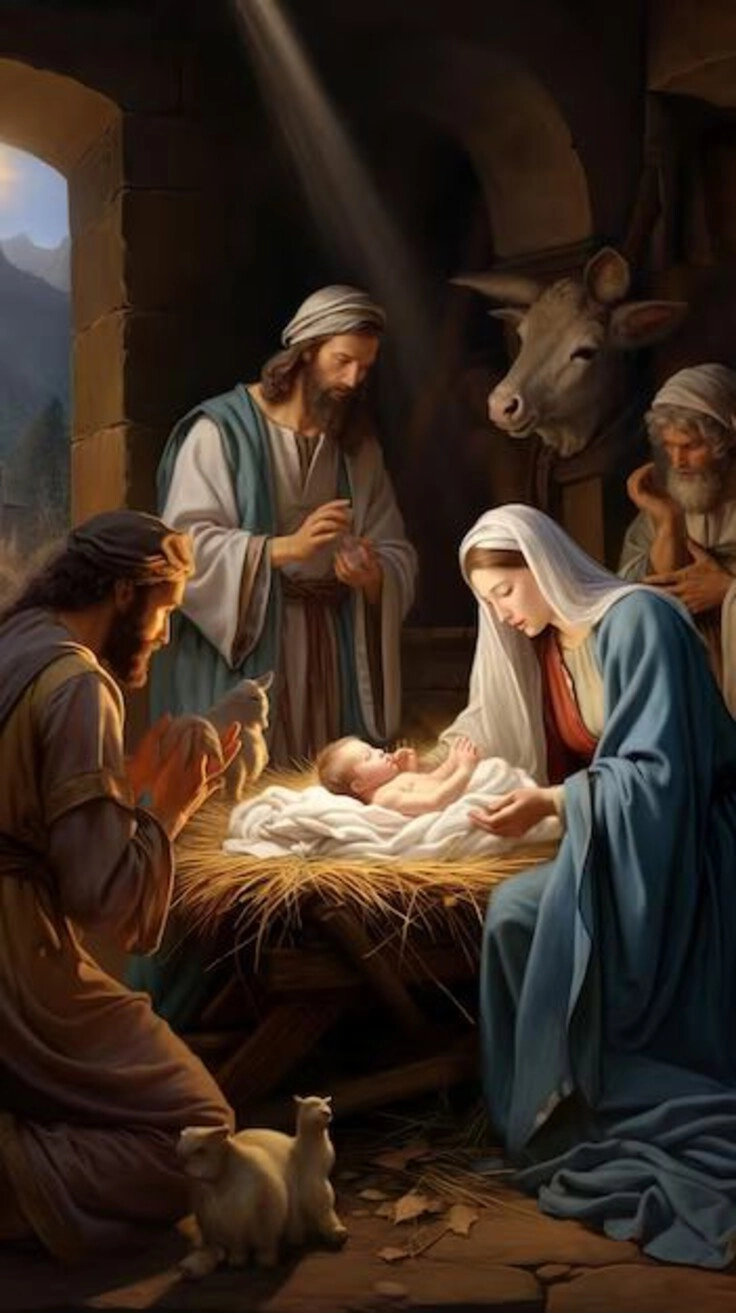 mother mary holding baby jesus images
