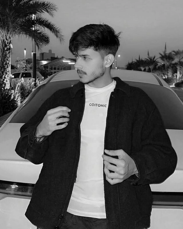 black and white single boy dp