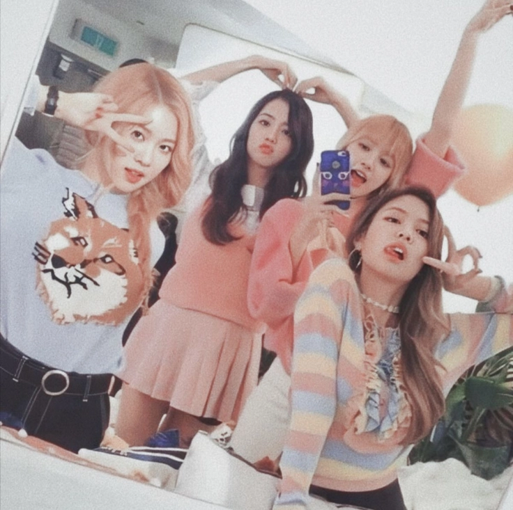 blackpink cute selfie photos