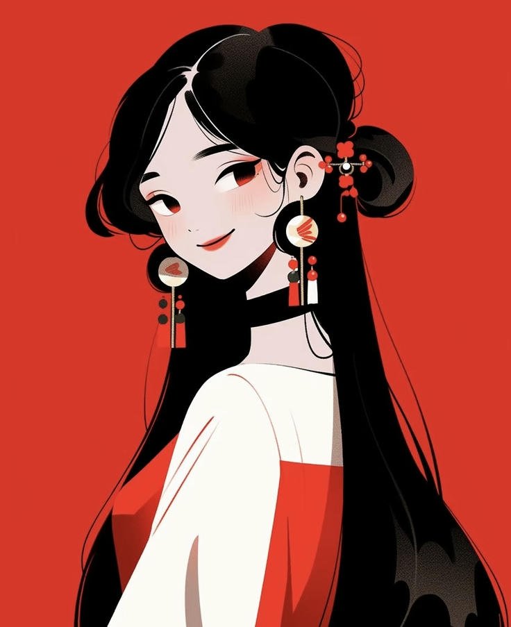 creative red profile images showcasing rich saturated colors