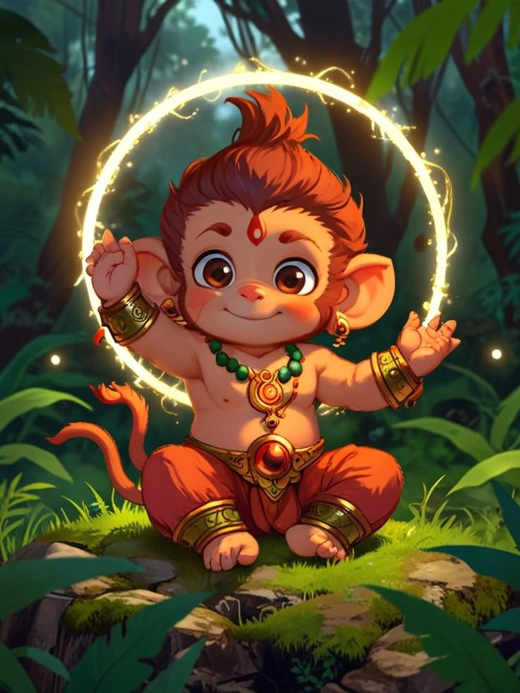 baby cute hanuman ji
