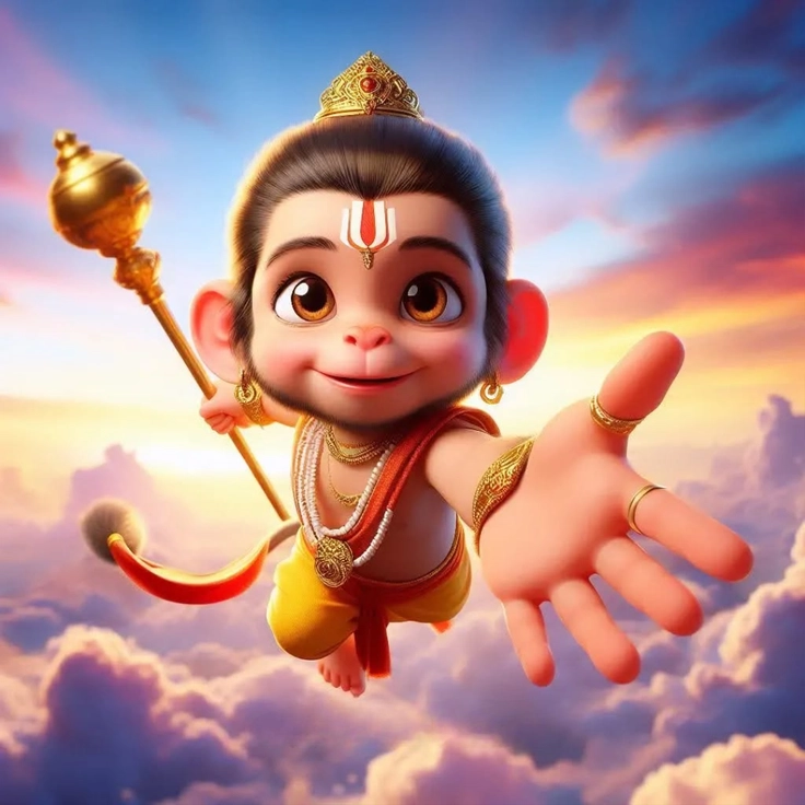 cute hanuman ji​ 12