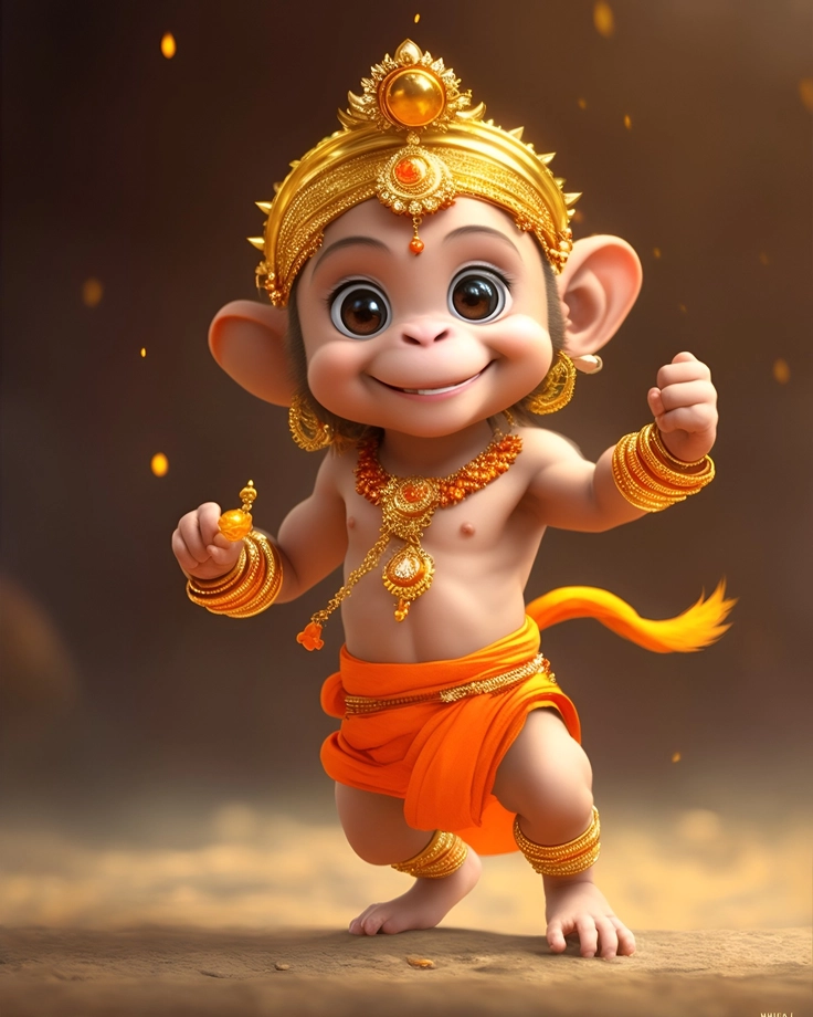 cute hanuman ji​ 8