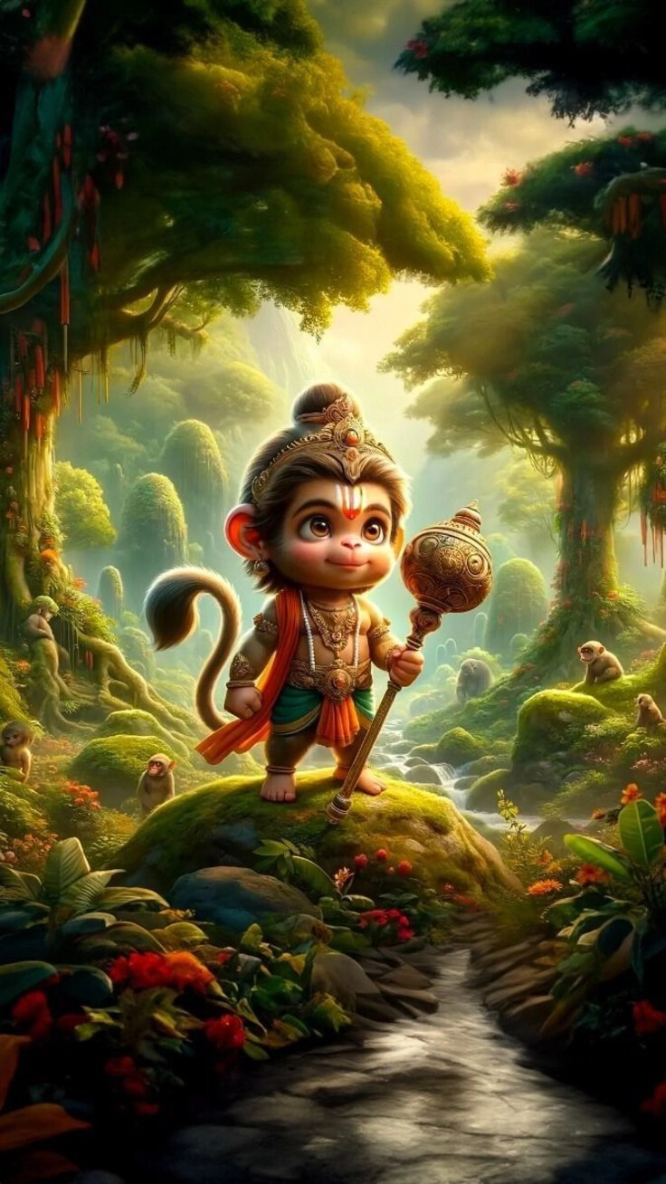 cute hanuman ji​ 9
