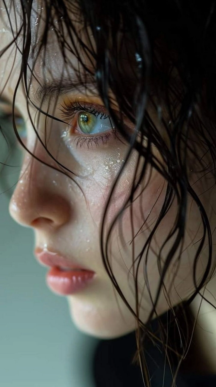 muslim girl eye dp