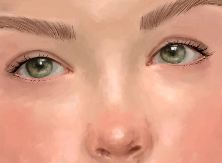 cute dp for girls dolls blue eyes