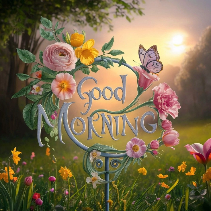 flower good morning dp