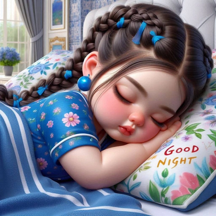 cute cartoon good night images